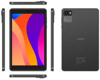 Планшет Digma Optima 8305C 4G SC9863A (1.6) 8C RAM3Gb ROM32Gb 8" IPS 1280x800 3G 4G Android 12 серый 5Mpix 2Mpix BT GPS WiFi Touch microSD 128Gb 4000mAh - купить недорого с доставкой в интернет-магазине