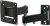 Кронштейн для телевизора Kromax OPTIMA-104 черный 10"-28" макс.25кг настенный поворотно-выдвижной и наклонный - купить недорого с доставкой в интернет-магазине