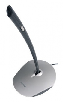 Микрофон проводной A4Tech MI-10 2м серый - купить недорого с доставкой в интернет-магазине