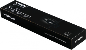 Кронштейн для телевизора Hyundai GL-N5 черный 32"-75" макс.40кг настенный поворотно-выдвижной и наклонный - купить недорого с доставкой в интернет-магазине