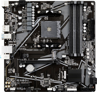 Материнская плата Gigabyte A520M DS3H V2 Soc-AM4 AMD A520 4xDDR4 mATX AC`97 8ch(7.1) GbLAN RAID+HDMI+DP - купить недорого с доставкой в интернет-магазине
