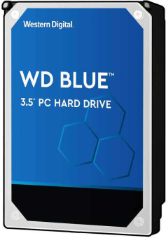 Жесткий диск WD SATA-III 2Tb WD20EZAZ Desktop Blue (5400rpm) 256Mb 3.5" - купить недорого с доставкой в интернет-магазине