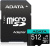 Флеш карта microSDHC 512Gb Class10 A-Data AUSDX512GUI3V30SA2-RA1 Premier Pro + adapter - купить недорого с доставкой в интернет-магазине