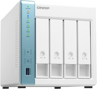 Сетевое хранилище NAS Qnap TS-431P3-4G 4-bay настольный Cortex-A15 AL-314 - купить недорого с доставкой в интернет-магазине