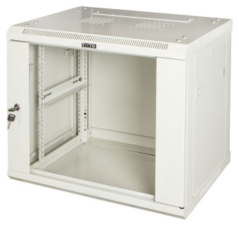 Шкаф коммутационный Lanmaster (TWT-CBWPG-6U-6X6-GY) настенный 6U 600x600мм пер.дв.стекл 60кг серый 500мм 368мм IP20 - купить недорого с доставкой в интернет-магазине