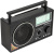 Радиоприемник портативный Supra ST-25U черный USB SD - купить недорого с доставкой в интернет-магазине