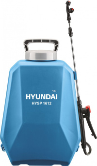 Опрыскиватель Hyundai HYSP 1612 аккум. ранц. 16л голубой/серый - купить недорого с доставкой в интернет-магазине