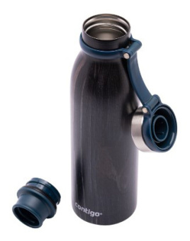 Термос-бутылка Contigo Matterhorn Couture 0.59л. черный/синий (2104550) - купить недорого с доставкой в интернет-магазине