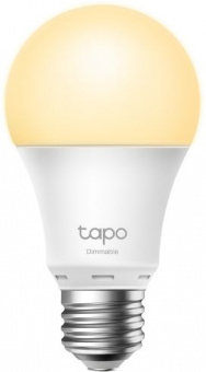 Умная лампа TP-Link Tapo L510E E27 8.7Вт 806lm Wi-Fi (упак.:1шт) - купить недорого с доставкой в интернет-магазине