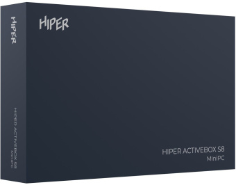 Неттоп Hiper Activebox AS8 PG G7400 (3.7) 8Gb SSD512Gb UHDG 710 noOS GbitEth WiFi BT 120W черный (AS8-IG740R8S5NSB) - купить недорого с доставкой в интернет-магазине