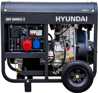 Генератор Hyundai DHY 8000LE-3 6.5кВт - купить недорого с доставкой в интернет-магазине