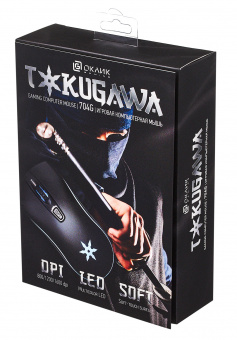 Мышь Оклик 704G TOKUGAWA черный оптическая (1600dpi) USB (4but) - купить недорого с доставкой в интернет-магазине