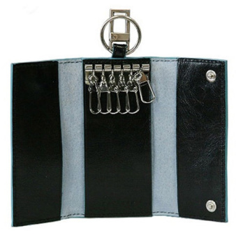 Ключница Piquadro Blue Square PC1397B2/N черный натур.кожа - купить недорого с доставкой в интернет-магазине