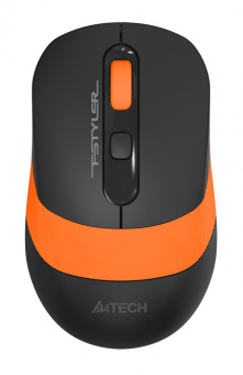 Клавиатура + мышь A4Tech Fstyler FG1010 клав:черный/оранжевый мышь:черный/оранжевый USB беспроводная Multimedia - купить недорого с доставкой в интернет-магазине
