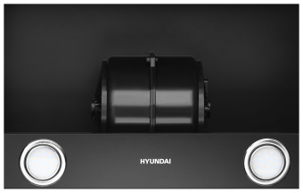 Вытяжка встраиваемая Hyundai HBH 6232 BK черный управление: кулисные переключатели (1 мотор) - купить недорого с доставкой в интернет-магазине