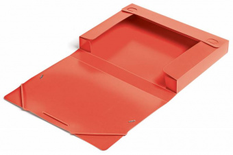 Папка-короб на резинке Бюрократ -BA40/07RED пластик 0.7мм корешок 40мм A4 красный - купить недорого с доставкой в интернет-магазине