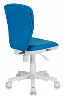 Кресло детское Бюрократ KD-W10 голубой 26-24 крестов. пластик пластик белый - купить недорого с доставкой в интернет-магазине