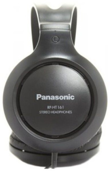 Наушники мониторные Panasonic RP-HT161E-K 2м черный проводные оголовье - купить недорого с доставкой в интернет-магазине