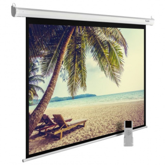 Экран Cactus 360x360см MotoExpert CS-PSME-360x360-WT 1:1 настенно-потолочный рулонный белый (моторизованный привод) - купить недорого с доставкой в интернет-магазине
