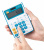 Калькулятор настольный Deli E1122/BLUE синий 12-разр. - купить недорого с доставкой в интернет-магазине