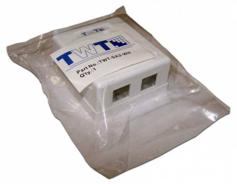 Коробка Lanmaster TWT-SA2-WH настенная 62x67x30мм крышка Keystone самоклеющееся основание ПВХ белый (упак.:1шт) - купить недорого с доставкой в интернет-магазине
