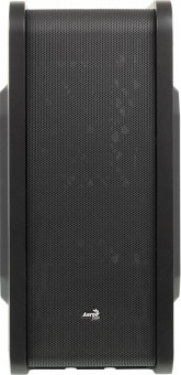 Корпус Aerocool Qs-240 черный без БП mATX 4x120mm 2xUSB2.0 1xUSB3.0 audio bott PSU - купить недорого с доставкой в интернет-магазине