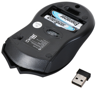 Мышь Оклик 495MW черный/золотистый оптическая (1600dpi) беспроводная USB для ноутбука (6but) - купить недорого с доставкой в интернет-магазине