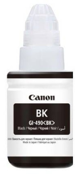 Картридж струйный Canon GI-490BK 0663C001 черный (135мл) для Canon Pixma G1400/2400/3400 - купить недорого с доставкой в интернет-магазине