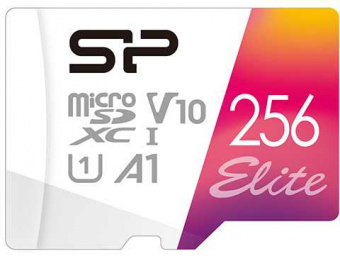 Флеш карта microSDXC 256Gb Class10 Silicon Power SP256GBSTXBV1V20SP Elite + adapter - купить недорого с доставкой в интернет-магазине