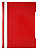 Папка-скоросшиватель Бюрократ Economy -PSE20RED A4 прозрач.верх.лист пластик красный