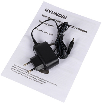 Антенна телевизионная Hyundai H-TAI320 30дБ активная черный - купить недорого с доставкой в интернет-магазине