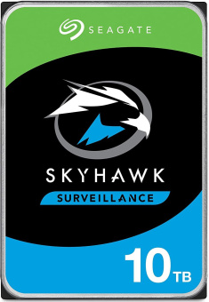 Жесткий диск Seagate SATA-III 10Tb ST10000VE001 Surveillance SkyHawkAI (7200rpm) 256Mb 3.5" - купить недорого с доставкой в интернет-магазине