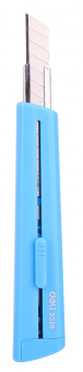 Нож канцелярский Deli E2038BLUE 80мм шир.лез.9мм синий блистер - купить недорого с доставкой в интернет-магазине