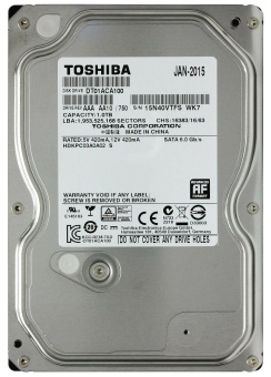 Жесткий диск Toshiba SATA-III 1Tb DT01ACA100 (7200rpm) 32Mb 3.5" - купить недорого с доставкой в интернет-магазине