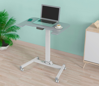 Стол для ноутбука Cactus VM-FDE101 столешница МДФ серый 80x60x123см (CS-FDE101WGY) - купить недорого с доставкой в интернет-магазине