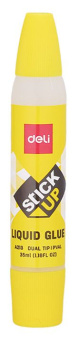 Клей жидкий Deli EA21310 35мл корп.желтый прозрачный с двумя аппликаторами Stick UP - купить недорого с доставкой в интернет-магазине