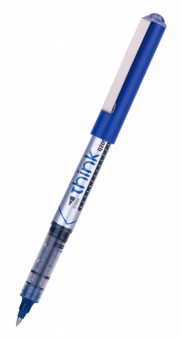 Ручка роллер Deli Think (EQ20530) синий d=0.7мм син. черн. стреловидный пиш. наконечник линия 0.55мм - купить недорого с доставкой в интернет-магазине