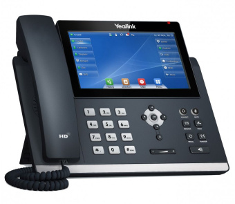 Телефон IP Yealink SIP-T48U черный - купить недорого с доставкой в интернет-магазине