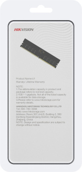 Память DDR5 16Gb 4800MHz Hikvision HKED5161DAA4K7ZK1/16G U1 RTL Gaming PC4-38400 CL16 DIMM 288-pin 1.35В Ret - купить недорого с доставкой в интернет-магазине