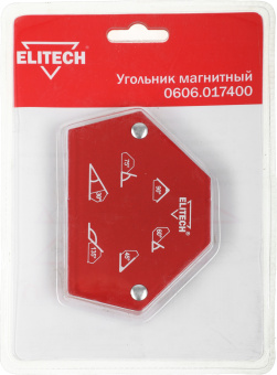 Магнитный угольник Elitech 0606.017400 320гр - купить недорого с доставкой в интернет-магазине