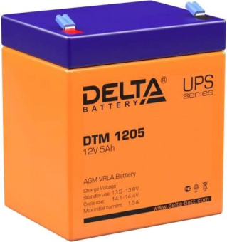Батарея для ИБП Delta DTM 1205 12В 5Ач - купить недорого с доставкой в интернет-магазине