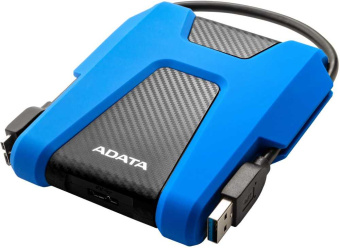 Жесткий диск A-Data USB 3.0 1Tb AHD680-1TU31-CBL HD680 DashDrive Durable 2.5" синий - купить недорого с доставкой в интернет-магазине