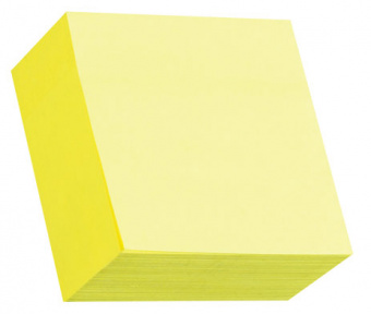 Блок самоклеящийся бумажный Stick`n 21010 76x76мм 400лист. 70г/м2 неон желтый - купить недорого с доставкой в интернет-магазине