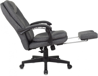 Кресло руководителя Бюрократ CH-868MSG-F серый 3C1 крестов. пластик подст.для ног пластик черный - купить недорого с доставкой в интернет-магазине