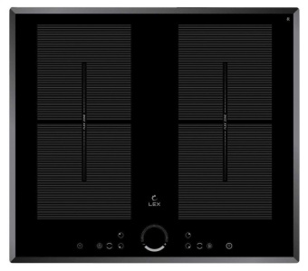 Индукционная варочная поверхность Lex EVI 640 F BL черный - купить недорого с доставкой в интернет-магазине