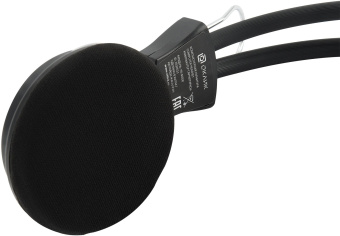 Наушники с микрофоном Оклик HS-M200 черный 1.8м накладные оголовье (1532011) - купить недорого с доставкой в интернет-магазине