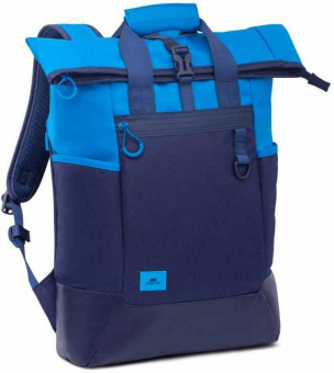 Рюкзак для ноутбука 15.6" Riva 5321 синий полиуретан - купить недорого с доставкой в интернет-магазине