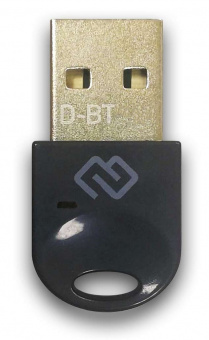 Адаптер USB Digma D-BT400A Bluetooth 4.0+EDR class 1.5 20м черный - купить недорого с доставкой в интернет-магазине