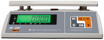 Весы фасовочные Mertech M-ER 326AFU-15.1 LCD белый (3060) - купить недорого с доставкой в интернет-магазине