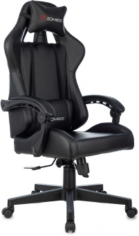 Кресло игровое Zombie GAME TETRA черный/карбон эко.кожа крестов. пластик - купить недорого с доставкой в интернет-магазине